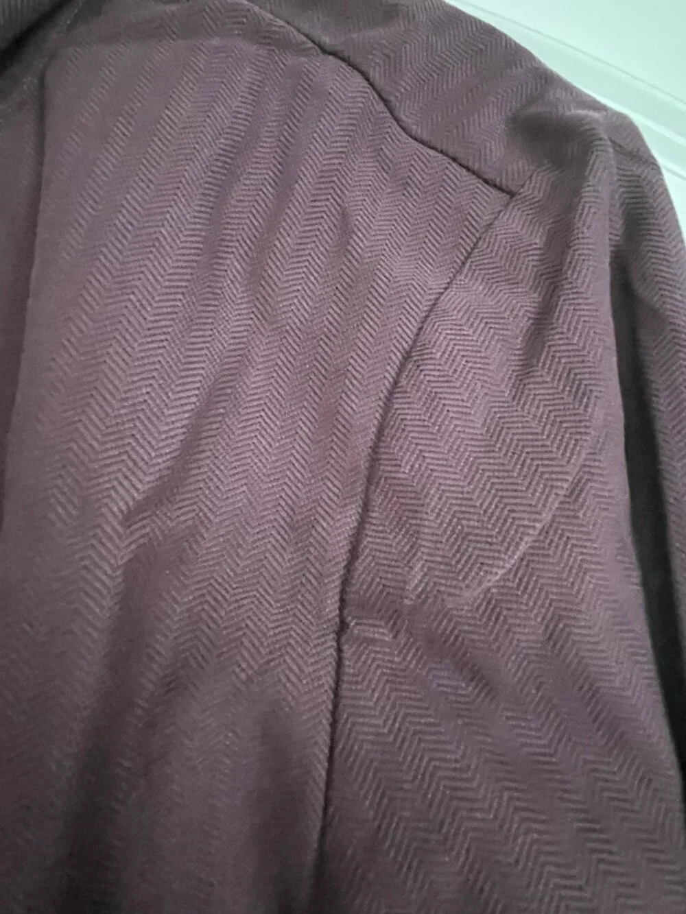 NWT! Banana Republic Herringbone Cotton Long-Sleeve Polo Medium